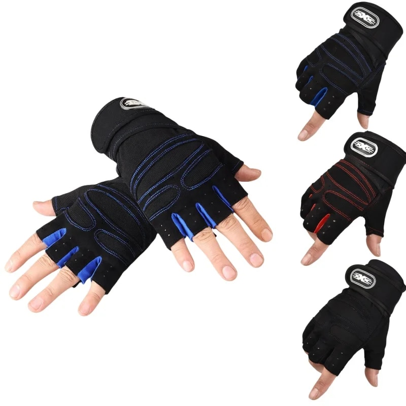 Outdoor Sport Bar - Fitness Half Finger Gloves Men And
