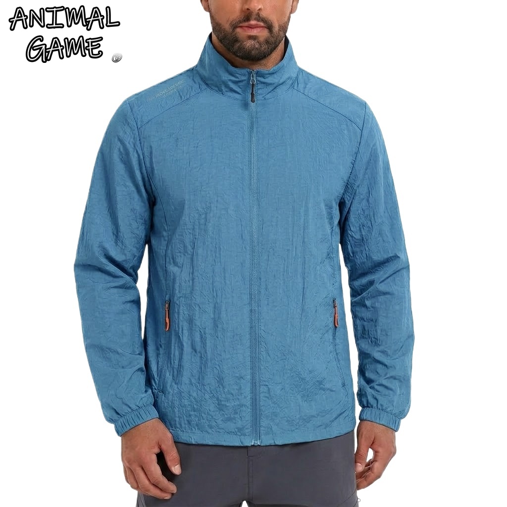 Outdoor Sport Jacket - Mens UPF50+ Performance Sunscreen Coats Breathable