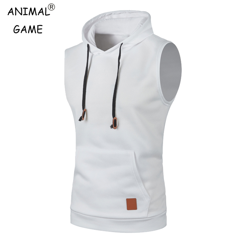 Outdoor Sport Hoodie - Mens Sleeveless Hoodies Fashion Casual Hooded