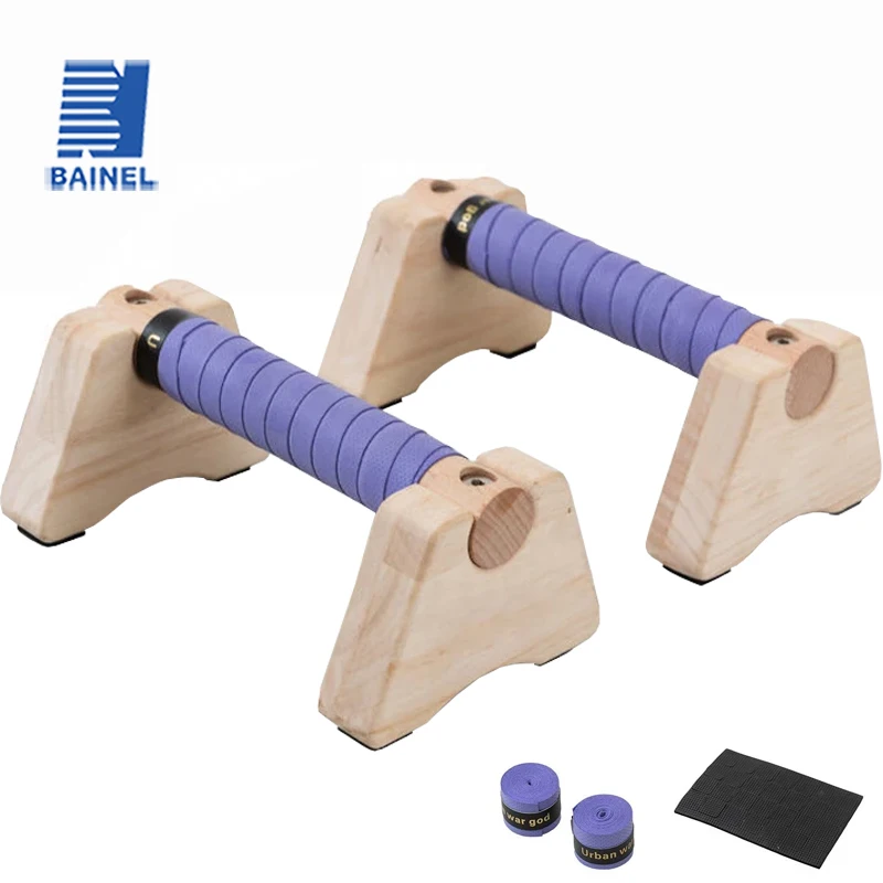 Outdoor Sport Bar - Wooden Push-up Stand Non-SlipPush Up Bar