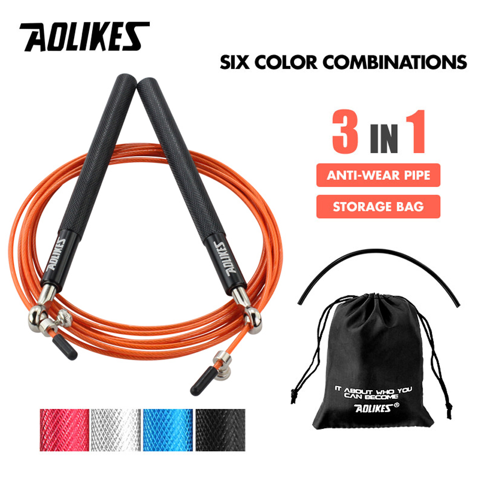 Speed Skipping Rope - AOLIKES Băng 1 Cái Crossfit Tốc