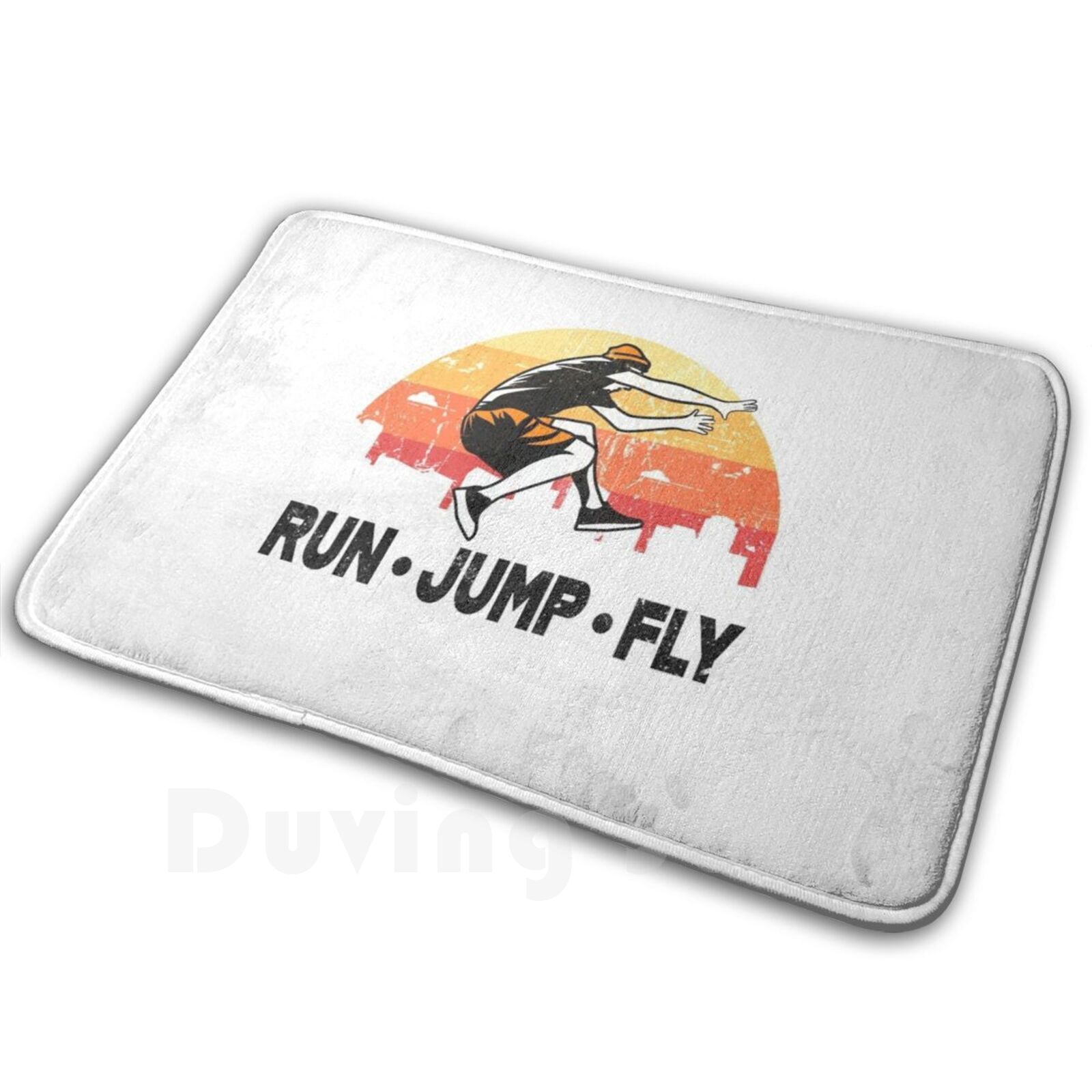 Outdoor Sport Hobbies - Parkour Vintage Carpet Mat Rug Cushion