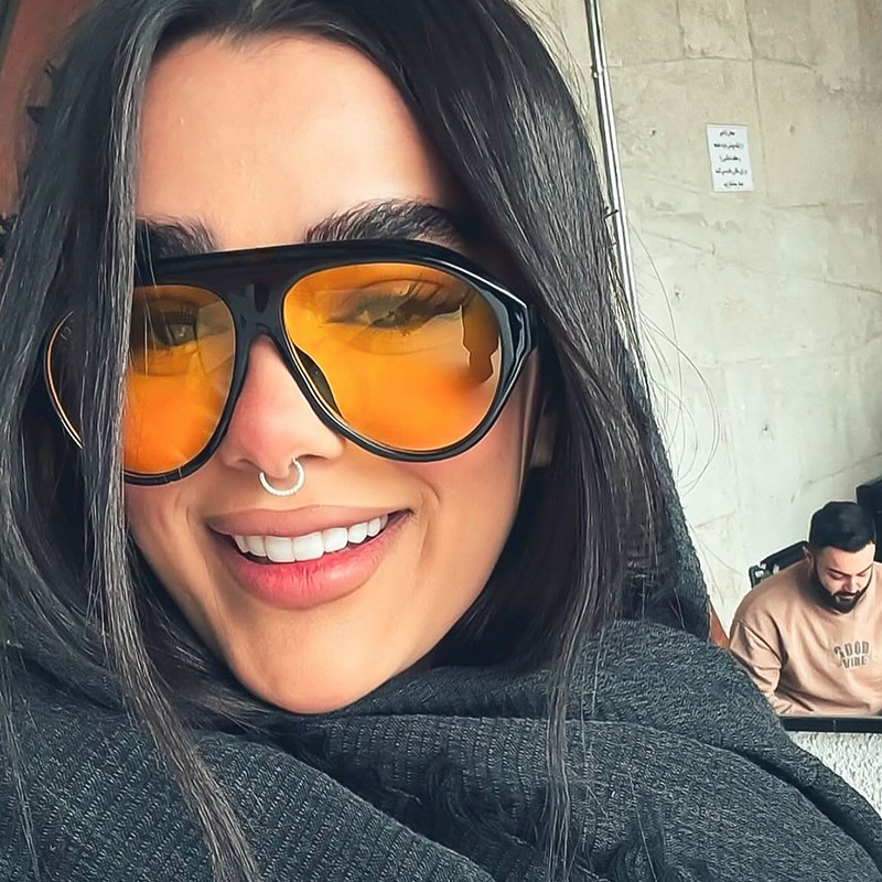 Fashion Oversized Pilot Sungla - đánh giá và giá Outdoor Sport Glasses