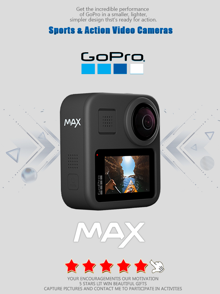 GoPro MAX 360 Action Camera wi - đánh giá và giá Outdoor Sport Live