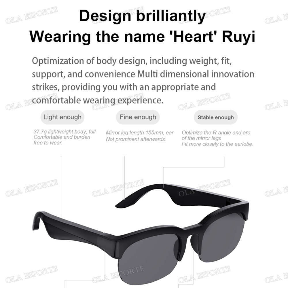 New Smart Bluetooth V5.3 Sungl - đánh giá và giá Outdoor Sport Glasses