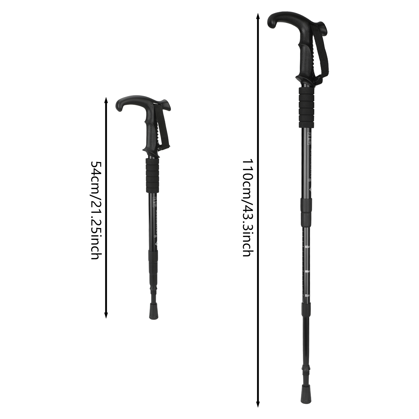 Aluminum Alloy Walking Stick f - đánh giá và giá Outdoor Sport Climbing Gear