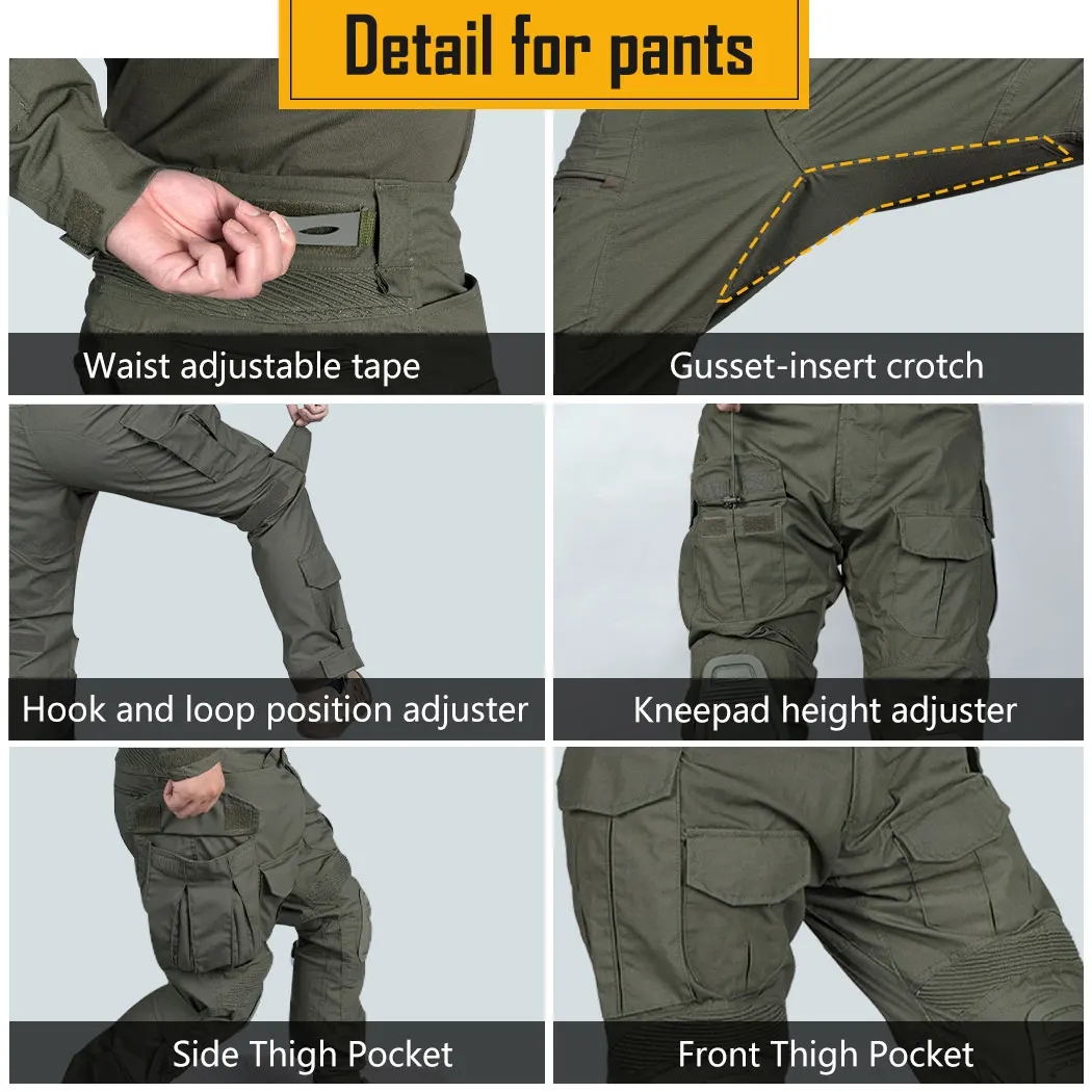 G3 Combat Pants +Pads Elastic  - đánh giá và giá Outdoor Sport Climbing Gear