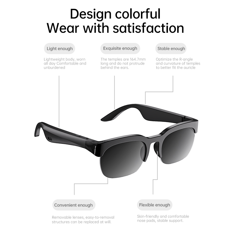 Bluetooth Open Ear Smart Glass - đánh giá và giá Outdoor Sport Glasses