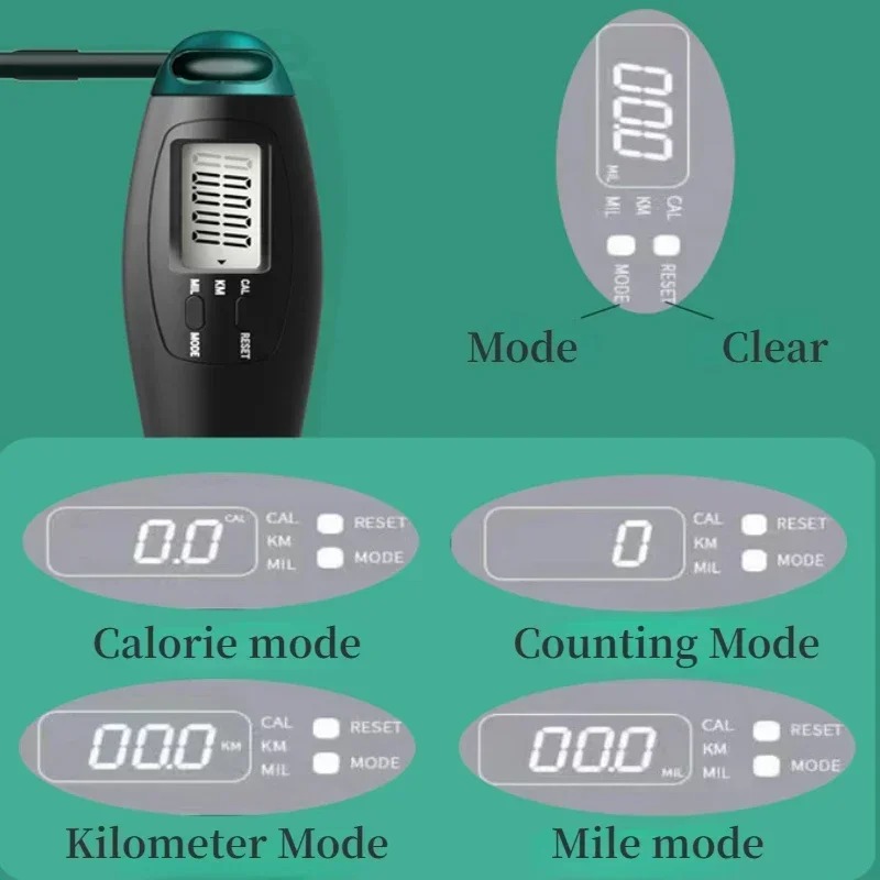 Adjustable Digital Counting Ju - đánh giá và giá Speed Skipping Rope