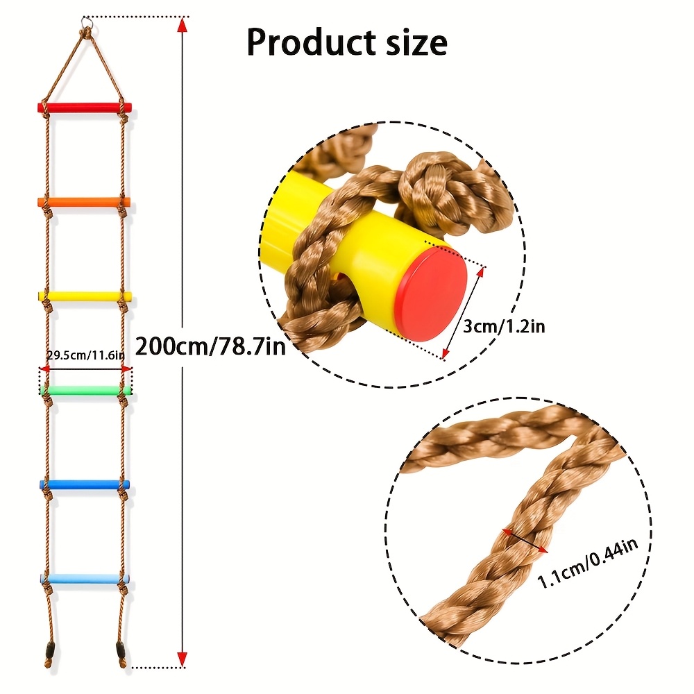 1pc Colorful Kid Climbing Ladd - đánh giá và giá Outdoor Sport Climbing Gear