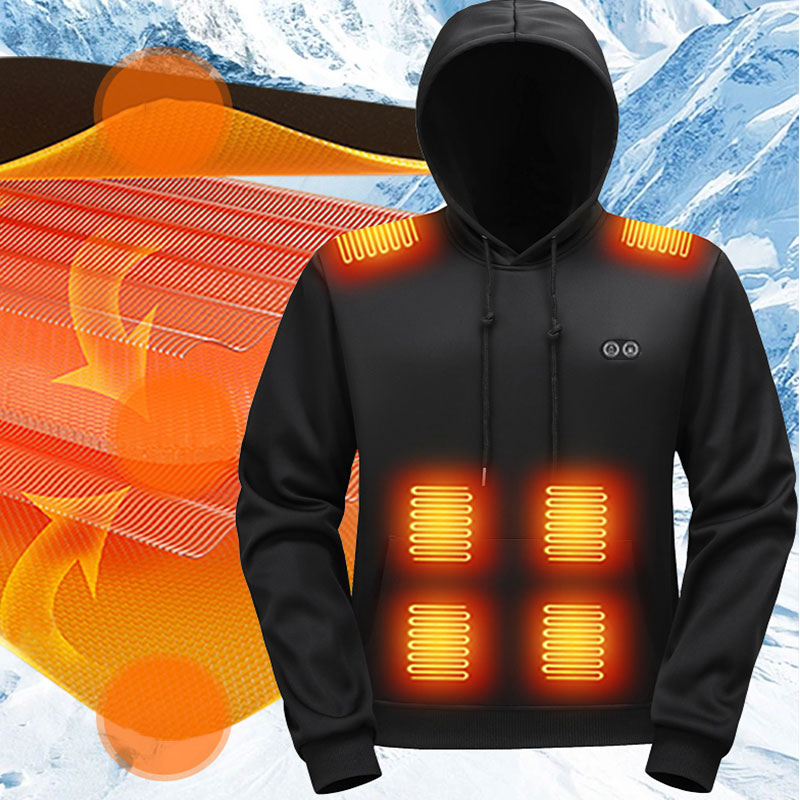 17 Zone Heating Hoodie Sweatsh - đánh giá và giá Outdoor Sport Hoodie