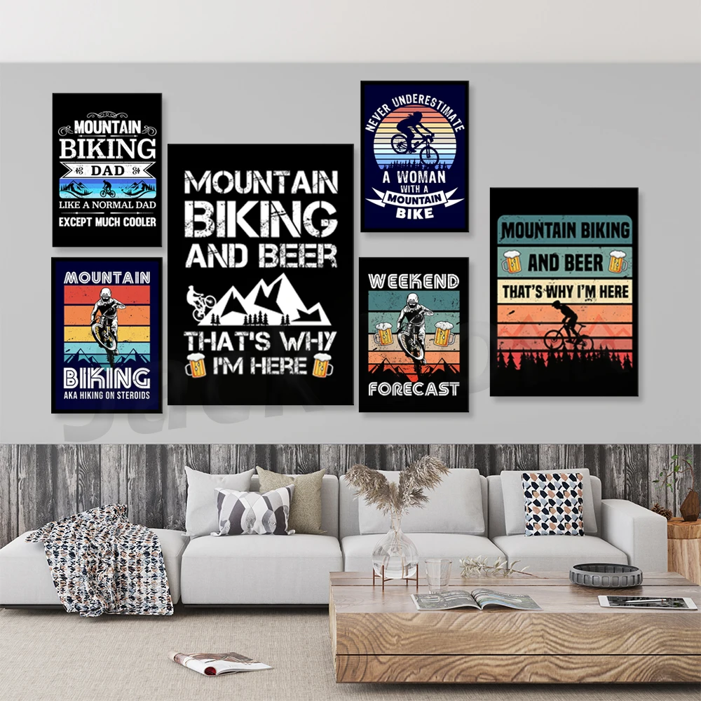 Go Mountain Bike Print Canvas  - đánh giá và giá Outdoor Sport Live